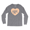 Hope With Heart Long Sleeve Shirts