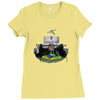 MAN IN RAINBOW Ladies Fitted T-Shirt
