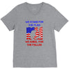 we stand for the flag V-Neck Tee