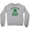 this is my lucky shirt Crewneck Sweatshirt