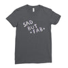 sad but Ladies Fitted T-Shirt