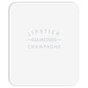 lipstick diamonds champagne Mousepad