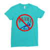 no drama Ladies Fitted T-Shirt