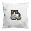 feed me and tell me i'm cutie Throw Pillow