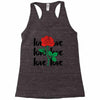 Love Rose Racerback Tank