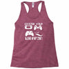 choose your weapon gamer finny retro Racerback Tank