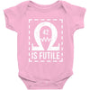 resistance is futile Baby Bodysuit