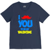 moustache you to be my valentine V-Neck Tee