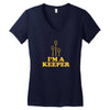 i'm a keeper Women's V-Neck T-Shirt