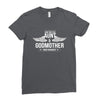 i have two titles aunt and godmother Ladies Fitted T-Shirt