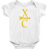 cross country running Baby Bodysuit