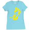 bigfoot gone Ladies Fitted T-Shirt