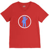 blue cid wave lock V-Neck Tee