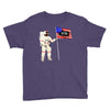 Astronaut Celebrating Independence  Day at 1776 Youth Tee