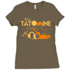 visit tatooine Ladies Fitted T-Shirt