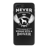 woman with a boxer iPhone 7 Plus Case