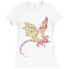 beware! Ladies Fitted T-Shirt
