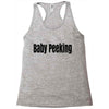 baby peeking Racerback Tank