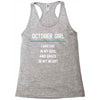 October Girl Racerback Tank