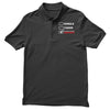 too busy playing fortnite White Logo Polo Shirt