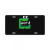 word muncher License Plate