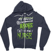 halloween nurses Zipper Hoodie