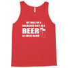 beer drinkers beer diet balance Tank Top