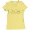 philosobee quote 35 Ladies Fitted T-Shirt