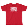 chubby tattooed bearded &amp; awesome Toddler T-shirt
