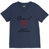 hearts queen of hearts V-Neck Tee