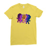 dancing groot Ladies Fitted T-Shirt