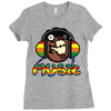 music Ladies Fitted T-Shirt