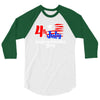happy independence day the united states 3/4 Sleeve Shirt