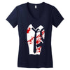 reservoir dogs halloween Women's V-Neck T-Shirt