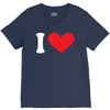 i heart customize it V-Neck Tee