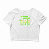 dj volume,funny Crop Top