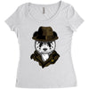 panda rorschach Women's Triblend Scoop T-shirt