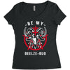 be my beelze bud Women's Triblend Scoop T-shirt