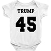 Trump 45 jersey number Baby Bodysuit