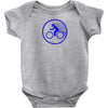 fast speed bicycle bike biking sport athlete geek gift idea tee shirt Baby Onesie