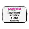 October Girls Laptop sleeve