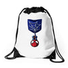 spider man pocket Drawstring Bags