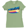 public service announcement Ladies Fitted T-Shirt