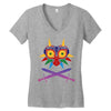 Majora Zelda Mask Women's V-Neck T-Shirt