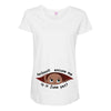 June Peeking Out Baby Boy Maternity Scoop Neck T-shirt