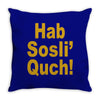 hab sosli' quch! klingon funny geek nerd sci fi alien conventions shir Throw Pillow