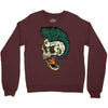 skull punk style Crewneck Sweatshirt