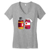 pb&amp;j wedding Women's V-Neck T-Shirt
