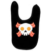 Bacon Egg Skull Baby Bibs