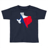 Eroded Texas Map With Flag Toddler T-shirt